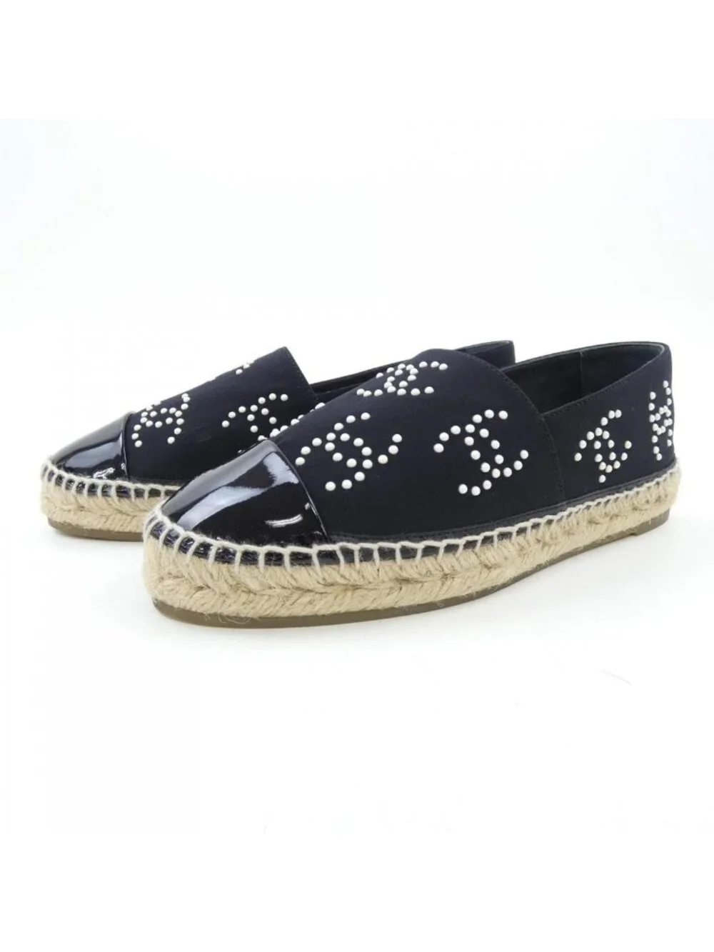 Chanel Espadrilles Shoes Calfskin Patent